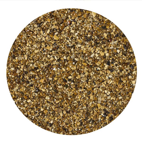 Resin Bound Sample Disc - Brown Amber Gold | 9cm
